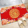Праздничный новогодний коврик для двери – китайский свадебный и входной ковер на крыльцо