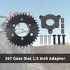 36T Wheel Gear Plate Mounting Set for Cycling Conversion Tasks