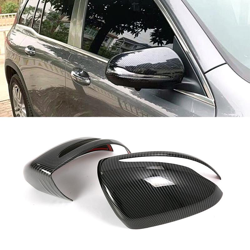 For Mercedes Benz B C E S GLA GLB GLC W247 W205 W213 ABS W222 H247 Rearview Mirrors Cover Trims Sticker Car Styling Accessories