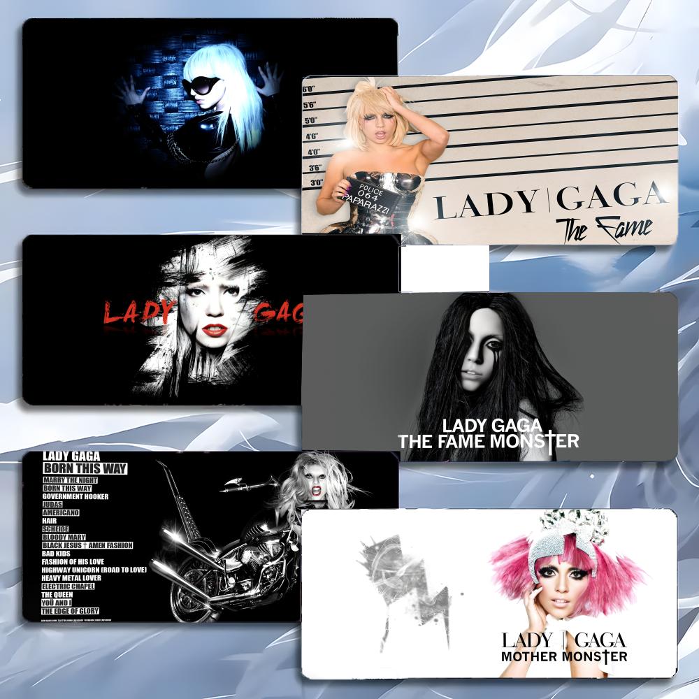 Singer Bold Llady Gaga Mouse Pad Mousepad Large Gaming Lockedge Thickened Pc Table Desk Mat