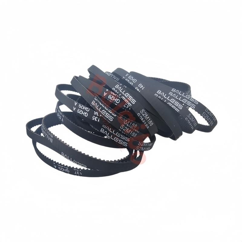 S2M timing belt perimeter S2M102/104/108/110/112/114/116--S2M134mm Belt Width 3/4/5/6/8/10/12/15mm High torque rubber belt