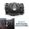 Car Headlight Switch Assembly Head Lamp Rotary Knob Button Cap For BMW 1 3 X1 Series E90 E91 E92 E93 E84 E81 E82 E87 E88