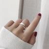Punk Design 925 Sterling Silver Geometric Rings For Women Bijoux Femme Jewelry Accessories Anillos Jz282