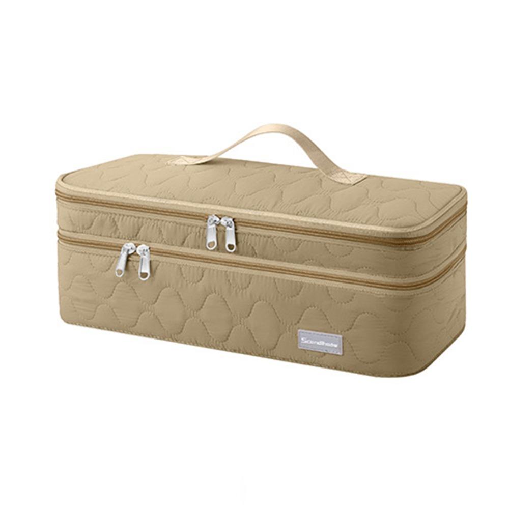 Большая вместительная портативная сумка для фена для волос, 2 слоя, органайзер для инструментов для волос, подарок