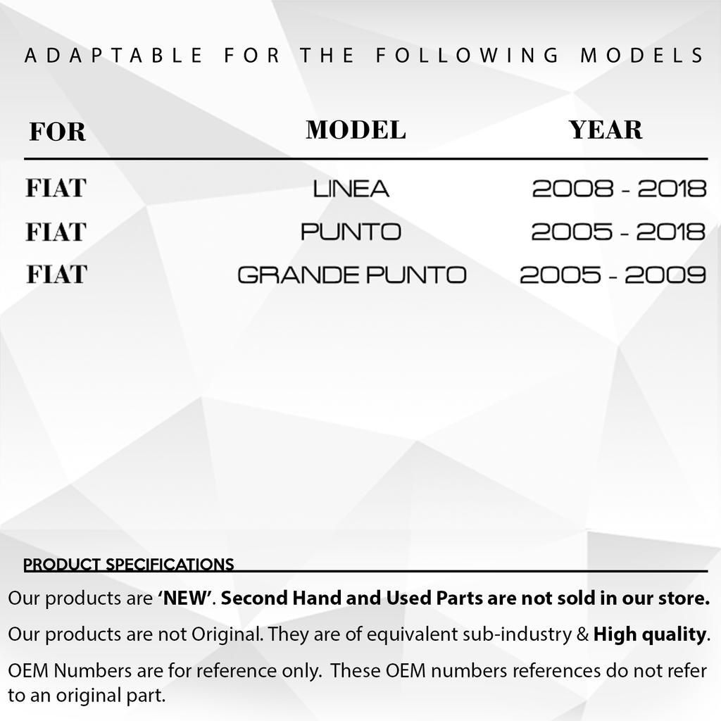 Рычаг разблокировки салона для Fiat Linea, Punto, Grande Punto — КОМПЛЕКТ ПРАВЫЙ-ЛЕВЫЙ