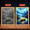 Фоторамка для рисования светом Ночник Ван Гог Астральное искусство Офисное украшение Спальня Декоративные картины Подарки для друзей Лунная лампа