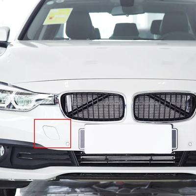 Крышка лючка буксировочного крюка переднего бампера для BMW F30 F31 LCI 320 325 328 330 330 2016 2017 2018 #51117396837 Декоративная накладка буксировочной проушины