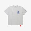 New Era Футболка с подписью Mlb La Dodgers Командный серый 15147526