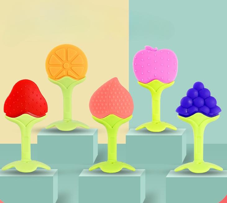 Babycare Baby Nipple Fresh Food Fruit Spiral Propelled Nibbler Feeder Nipple Teat Handle Teething Pacifier Safe Supplies