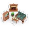 10Styles Dollhouse Miniature Bed 1/12 Chairs Model Toys New Accessories  Dollhouse Decoration