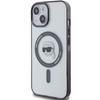 Etui do iPhone 15 Karl Lagerfeld Karl's Head MagSafe Przezroczyste
