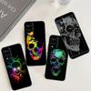 Крутой Жуткий Череп Для OPPO A17 A16 A15 A98 A78 A58 A54 A74 A94 A53S A57S A52 A72 A77 A5 A9 A53 A76 A96 Чехол