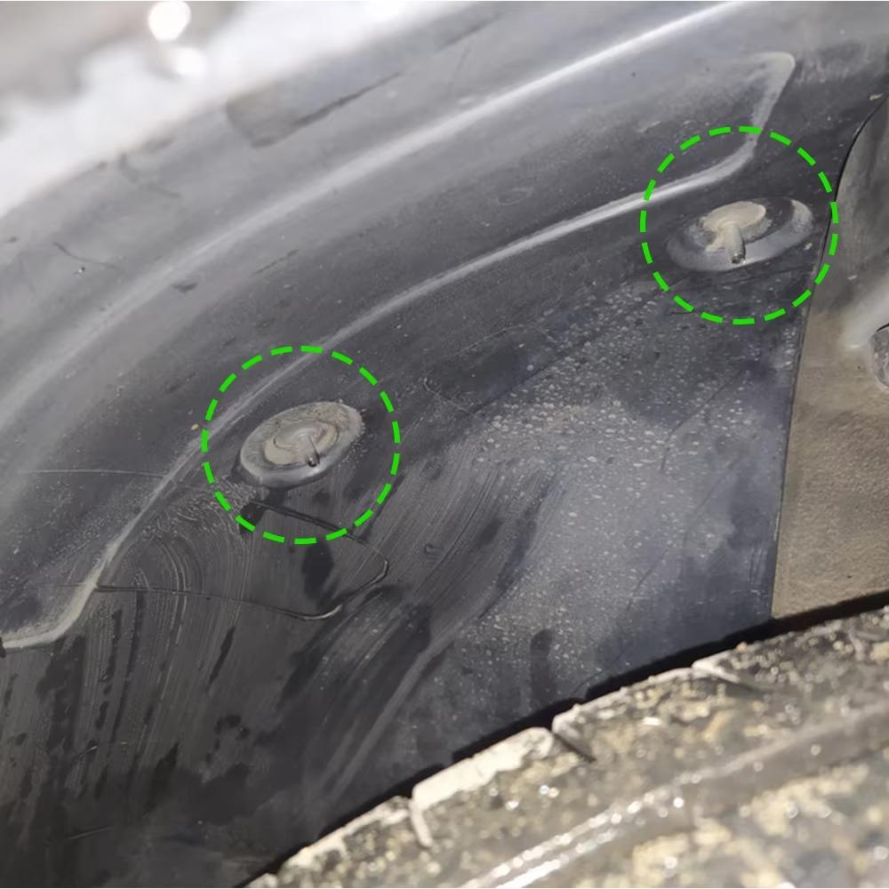 10 шт. новых для Hyundai Solaris 2010 2011 2012 2013 2014 2015 - 2017 84145-26000 автомобильный подкрылок брызговик клипса черный