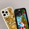 Ae116 Веселого Рождества С Новым годом художественные чехлы для телефонов iPhone 16 14 13 11 Pro Max 15 7 8 6s Plus 12 mini XR XS Max Angel Eye Ladder Защитный чехол