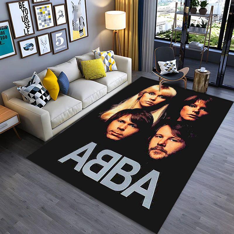 ABBA Iconic Music Legacy carpet Suitable for all seasons floor mats Christmas gifts Protective pad Dormitory decoration