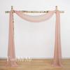 6 -10 Meters Wedding Arch Drape Fabric Sheer Chiffon Tulle Curtain Drapping Backdrop Party Supplies Drapery Ceremony Decoration