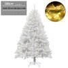 LED Luminous White Christmas Tree with Encrypted PVC and Bullet Head Design