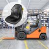 VEVOR Universal Tractor Seat Replacement, Compact High Back Mower Seat Pair, Black Vinyl Forklift Seat