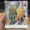 Аниме Dragon Ball Super Саян Готенкс Сочлененная Фигурка Статуя Коллекция Настольное Украшение Игрушка Подарок Для Фанатов Круглая Сенсорная Сжималка 3