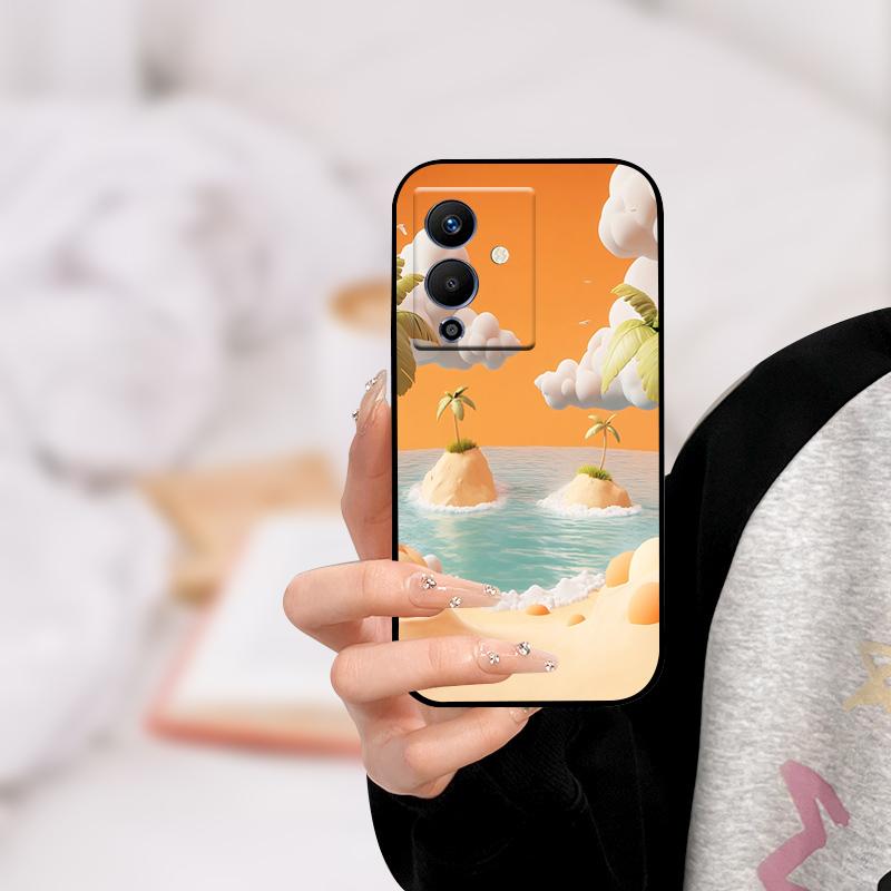 For infinix NOTE 12 PRO 5G Case X671B TPU Wolf Cat Silicone Bumper Cover for Infinix Note 12 Pro 5G Phone Case Note12 Pro 5G