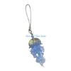 HX6F Shimmering Ocean Themed Light Keychain Clear Cnidarian Decoration For Phone Camera Bag Accessories