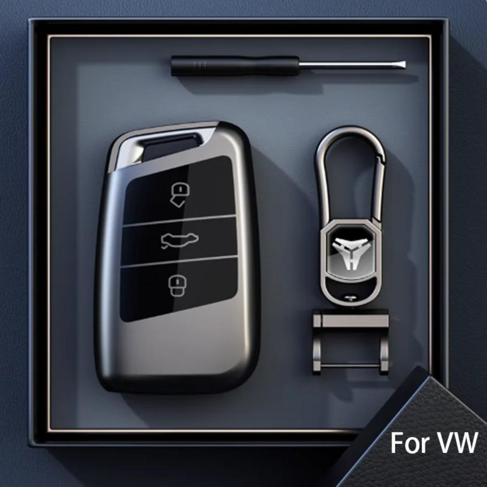 Титаново-серый для VW Volkswagen Magotan Passat B8 Skoda Superb Kodiaq A7 чехол для дистанционного ключа автомобиля держатель для брелока аксессуары