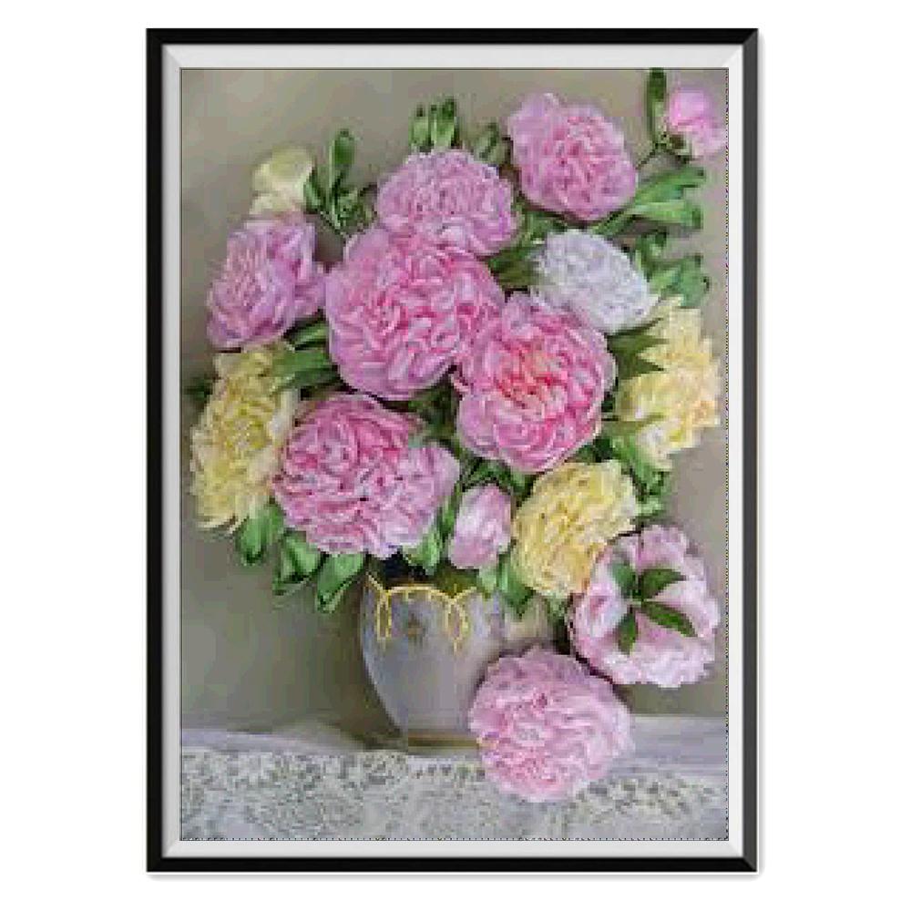 5D алмазная живопись «сделай сам», серия растений, полный бриллиант, ручная работа, алмазная вышивка, мозаика, украшение для дома, гостиной, подарок