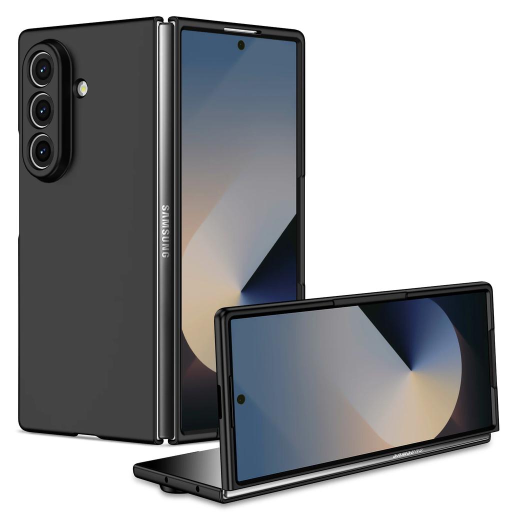 Матовый простой жесткий чехол для телефона для Samsung Galaxy Z Fold 7 Fold6 Fold5 Fold4 Fold3 Защитная задняя крышка-накладка однотонного цвета