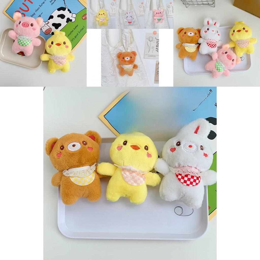 Очаровательный плюшевый брелок-мишка, креативная мягкая игрушка, идеально подходит для детей и взрослых