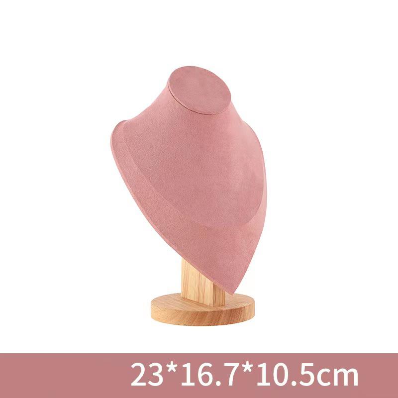 1 шт. Деревянный манекен, бюст, ожерелье, подставка для показа портретной модели, шея, подвеска, стойка для хранения ювелирных изделий, держатель, витрина, реквизит