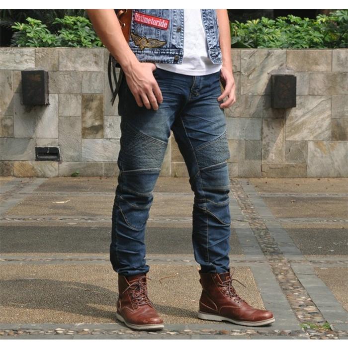 2022 New Plus Size Locomotive Racing Knights Straight Jeans Anti-fall Pants Cross-country Motorcycle Racing Cycling Pants Riding Pants