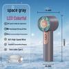Mini Portable Handheld USB Fan with Digital Display & Ice Pack