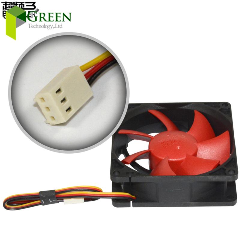 Новый МИНИ DC12V Бесшумный 80ММ 8025 80*80*25ММ 8*8*2.5СМ Корпусный Вентилятор Гидродинамический подшипник Вентилятор для корпуса компьютера 3pin