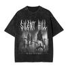 Стильная футболка с принтом Silent Hill, мерч по хоррор-игре, Харадзюку, унисекс, женские футболки