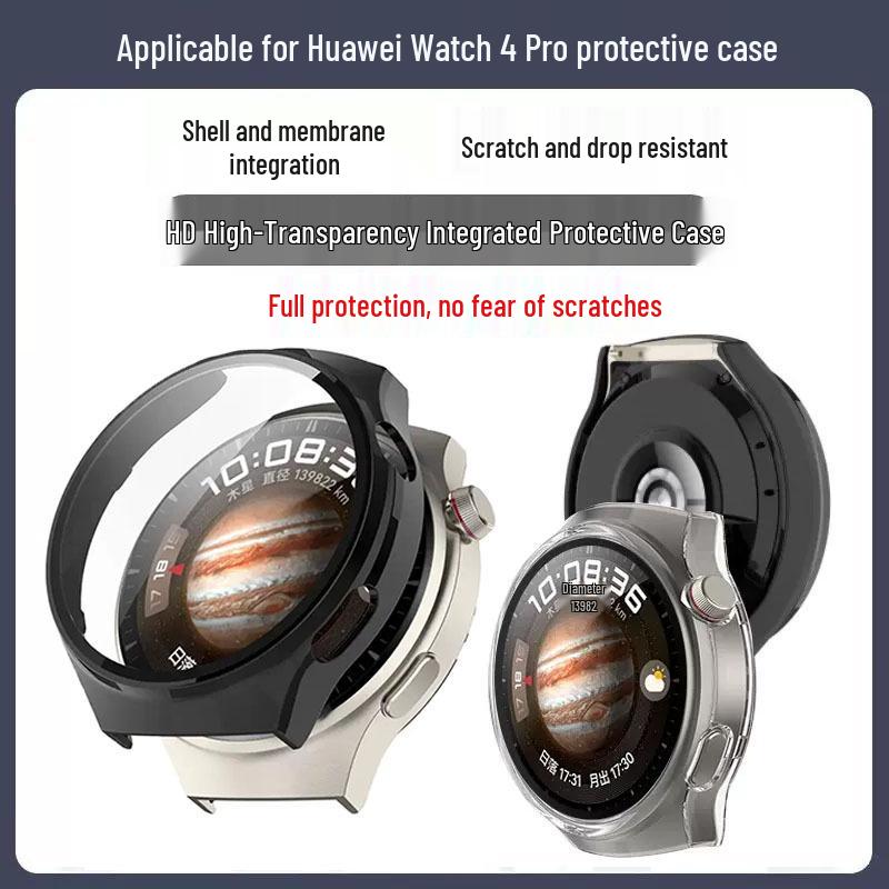Huawei Watch4 Pro Space Exploration Protective Case with Integrated Curved Film