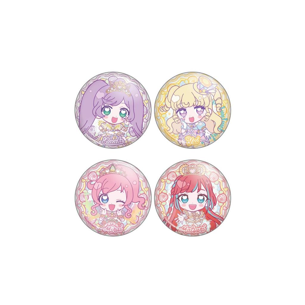 Algernon Product Pretty Series Trading Glitter Can Badge 1 BOX Diameter 56mm Tin Charappin' (Approx.)