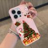 Santa Claus Christmas Tree Phone Case Soft Matte Candy For IPhone 17 16 15 14 Pro Max Plus 13 12 11 Transparent Bumper Cover