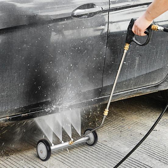 Undercarriage Pressure Washer 4000 PSI Under Car Cleaner with Extension Wand Undercarriage Washer with Wheels for Cars Trucks SUVs