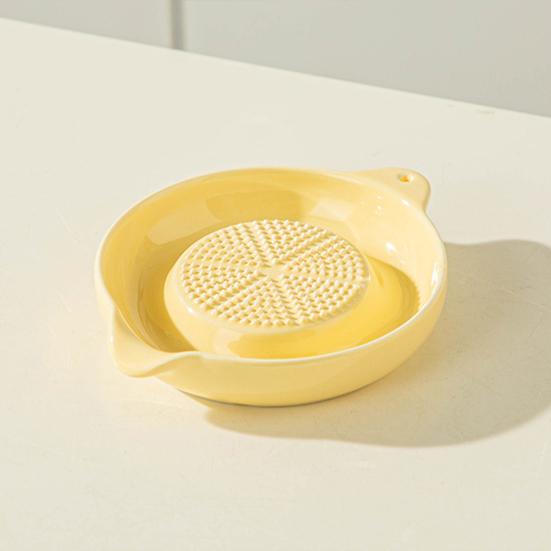 Керамическая терка для имбиря Портативная чаша для измельчения Сочный Вкусный Инструмент для измельчения фруктов, овощей, чеснока, сыра