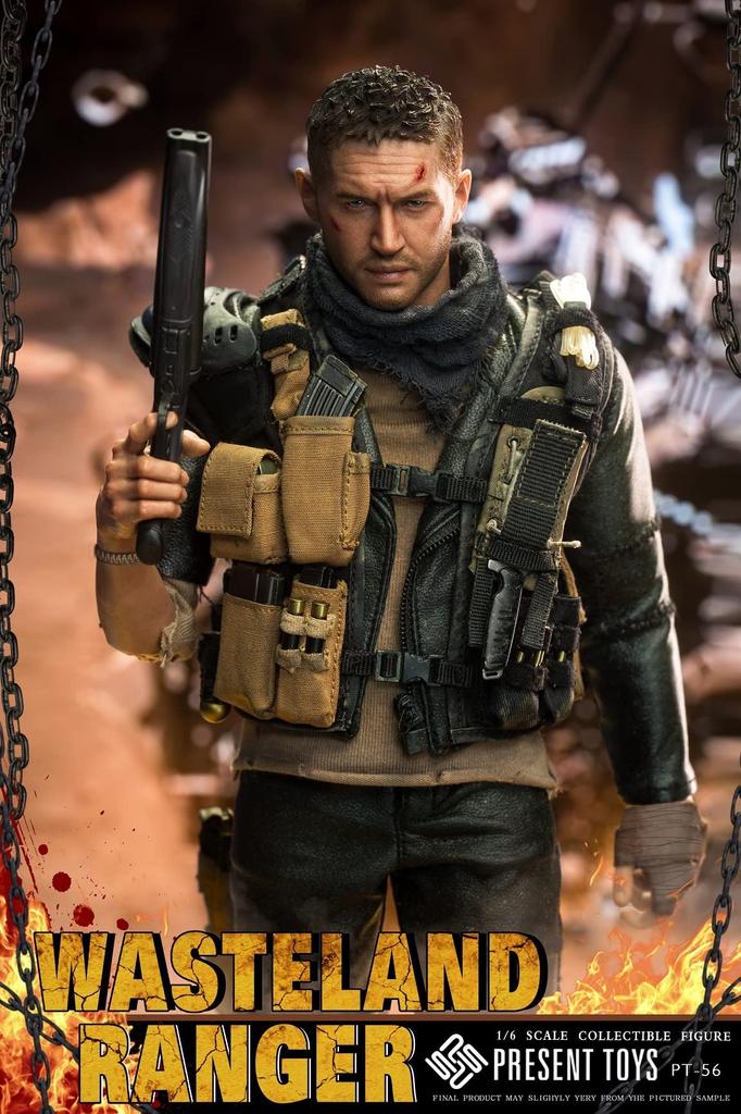 Tbmodel PRESENT TOYS Scale Action Movie WASTELAND and Outfit 1/6 Figure, Male, Character, RANGER, Body, Head, Set, PT-sp56
