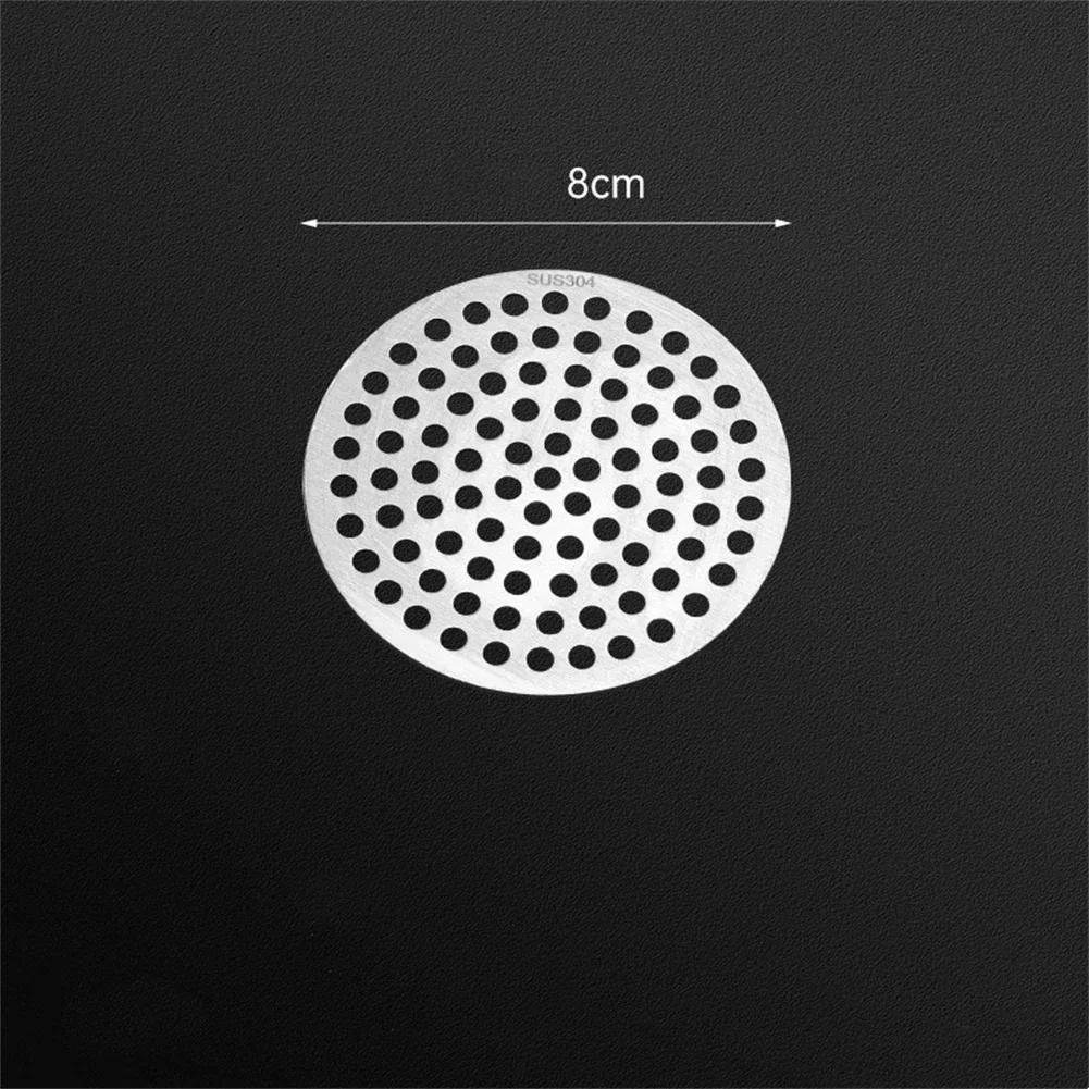 Stainless Steel Floor Drain Cover Filter Screen Shower Sink Strainer Drain Hair Filter Cover Bathroom Anti-blocking Filter