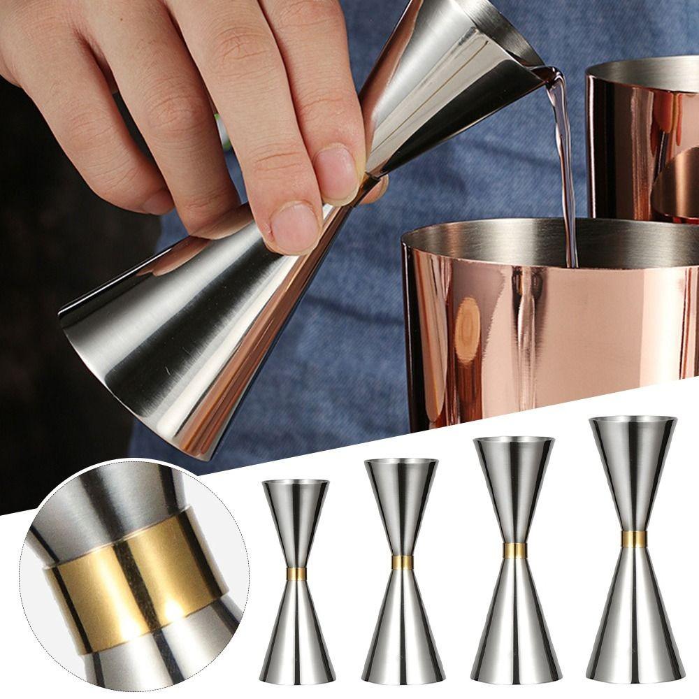 Stainless Steel Bar Measuring Jigger OZ/ML Measuring Cup Spirit Measure Japanese Jigger Home
