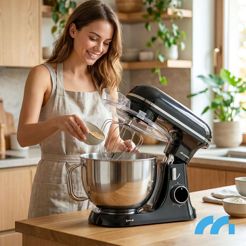 Maltec Maltecchef4000W-Bl Planetary Kitchen Mixer 7L