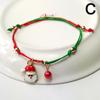 Santa Claus Bracelet Braided Woven Pendant Christmas Decorations for Happy New Year Christmas Xmas Gifts
