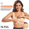 Women's Front Buckle Sports Bra Wireless Push Up Underwear Women's Running Shockproof Beautiful Back Plus Size M-5XL