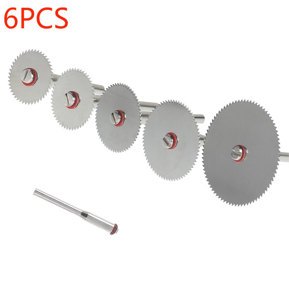 Набор отрезных кругов для дрелей, роторного инструмента, дисковые пилы из быстрорежущей стали с удлинительным стержнем для дерева, металла, DIY-поделок