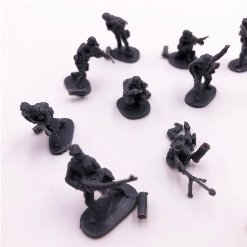 1:72 4D Сборная Модель Солдата Пластиковая Маленький Солдат Разные Формы Песочный Стол Модель Игрушка