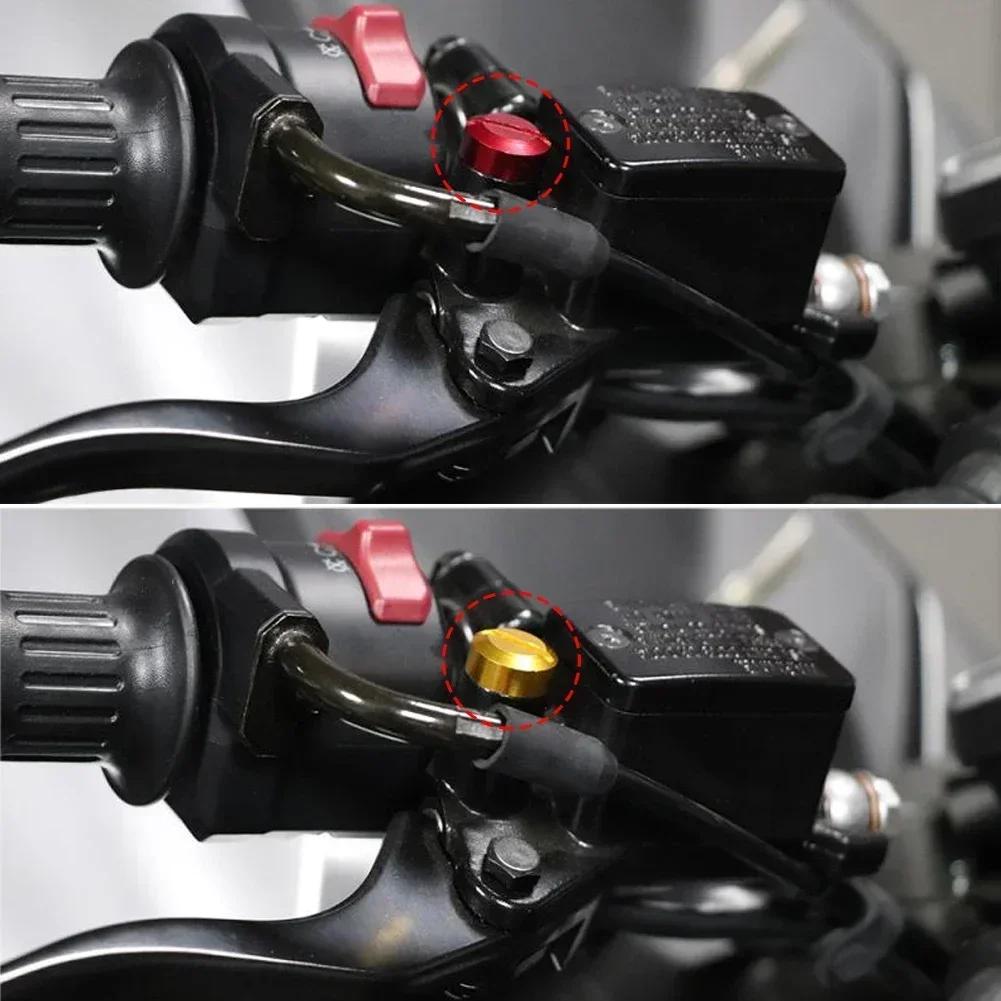 2 Pcs Motorcycle CNC Aluminum M10 X 1.25 Rear View Mirror Hole Plugs Screws Rearview Mirror Holder Anti-Rust