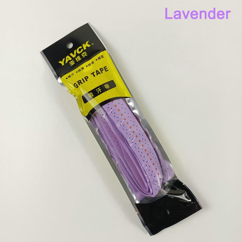 Двухцветный перфорированный киль ламинированная резиновая ручная ракетка для бадминтона теннисная ракетка удочка нескользящая повязка от пота дышащая