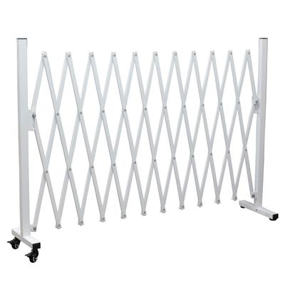 Almax Алюминиевое телескопическое ограждение на колесиках высотой 1 м x 3 м 1 шт. (белый), Широкий, QXG1030NWT,